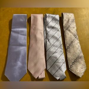 4 Kenneth Cole Silk Neck Ties